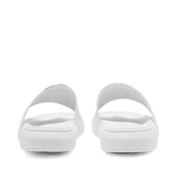 ALEXANDER MCQUEEN Heart-Print Logo Slides White$350 Mens Authentic - Picture 4 of 5